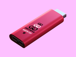 Pen drive mock up built for tech-savvy users and wireless ready Pen drive mock up psd