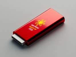 Ultra fast Pen drive mock up created for digital storage and backup-ready Pen drive mock up psd