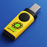 Realistic Pen Drive Mock Up Compact USB Flash Drive For Data Transfer And Backup psd