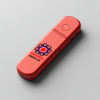Smart memory Pen drive mock up made for digital users and compact USB Pen drive mock up psd