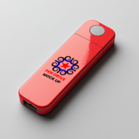 Fast-access Pen drive mock up designed for gigabyte storage and branded Pen drive mock up psd