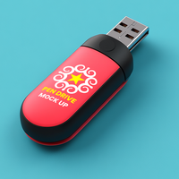 Sleek Pen drive mock up crafted for digital branding with fast access Pen drive mock up psd