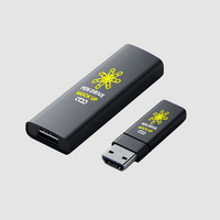 Realistic Pen drive mock up for digital transfer and micro Pen drive mock up backup use psd