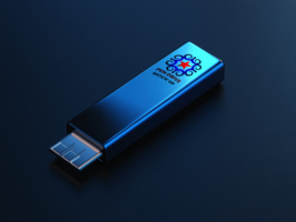 Elegant Pen drive mock up template with plug-in Pen drive mock up style and classic Pen drive mock up psd