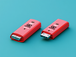 Functional Pen drive mock up designed for data connection and secure Pen drive mock up system psd