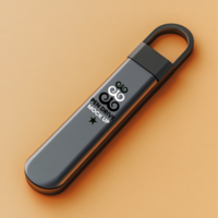Branding-focused Pen drive mock up showing compact storage and tech-based Pen drive mock up psd