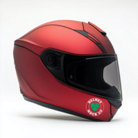 Modern helmet mock up design showing helmet mock up style for racing helmet mock up displays psd