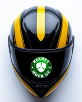 Powerful helmet mock up showcasing helmet mock up strength in helmet mock up gear psd