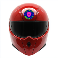 Download this helmet mock up with helmet mock up template showing helmet mock up view psd