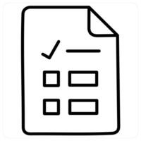 Database and Big data concept in black line color vector
