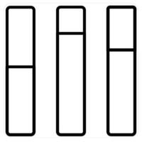 Daily Sales and diagram icon concept in black line color vector
