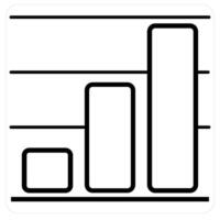 Organization Report and diagram concept in black line color vector