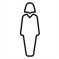 couple concept icon in black line color vector