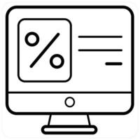 Loan Application icon concept in black line color vector