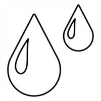 Hematology icon concept in black line color vector