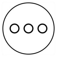Menu icon concept icon concept in black line color vector