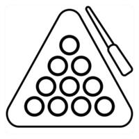Game icon concept in black line color vector