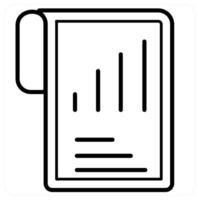 Performance icon concept in black line color vector