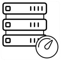 Drive Performance icon concept in black line color vector