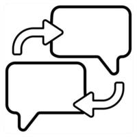 Designation Path icon concept in black line color vector