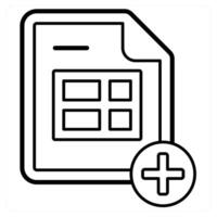 Network and connection icon in black line color vector