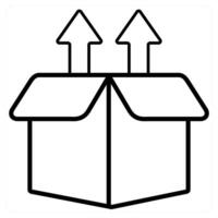Button icon concept in black line color vector