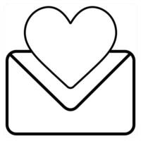 Upload box icon in black line color vector