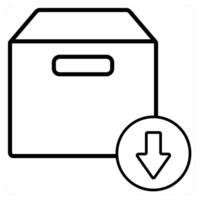 Connection and network icon in black line color vector