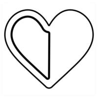 care icon concept in black line color vector