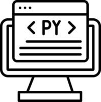 Python Programming Language vector