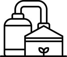 Biogas Plant Renewable Energy Source vector