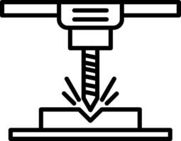 CNC Machining Equipment vector