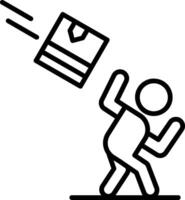 Falling Objects Danger of Falling Items vector