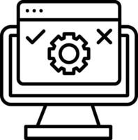 Software Testing Process vector