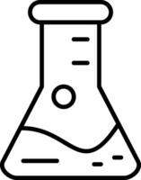 Flask Laboratory Glassware vector