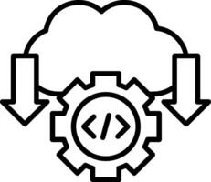 Software Deployment Process vector