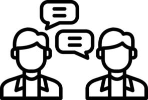 Let's Talk Conversation Start vector