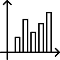 Bar Chart Statistical Graph vector