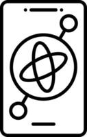 Gyroscope Sensor Technology vector