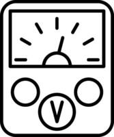 Voltmeter Measurement Tool vector