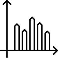 Bar Chart statistics vector