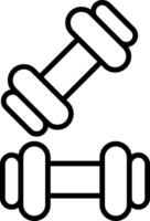 Dumbbells Handheld Weights vector