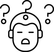 Forgetfulness Bad Traits vector