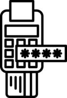 Security Number Confidential Code vector
