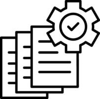 Batch Processing System vector