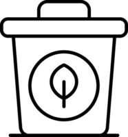 Recycle Bin Waste Sorting Container vector