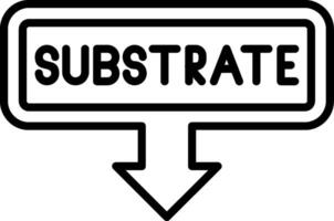 enzyme Substrate Icon vector