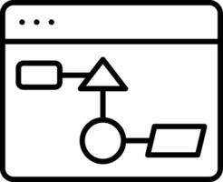Flow Diagram Design vector