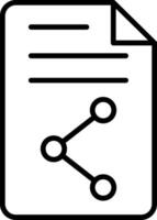 File Share System vector