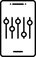 Settings Menu Customization vector